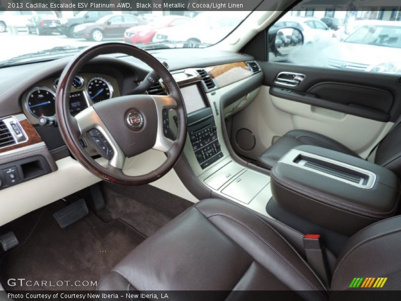 Cocoa/Light Linen Interior - 2013 Escalade ESV Platinum AWD 