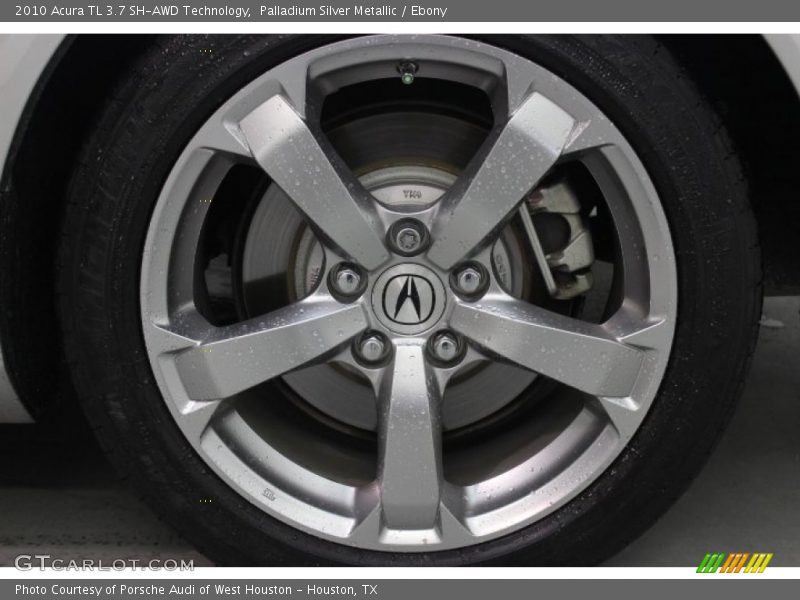 Palladium Silver Metallic / Ebony 2010 Acura TL 3.7 SH-AWD Technology