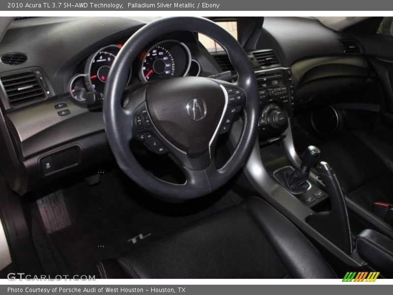 Palladium Silver Metallic / Ebony 2010 Acura TL 3.7 SH-AWD Technology