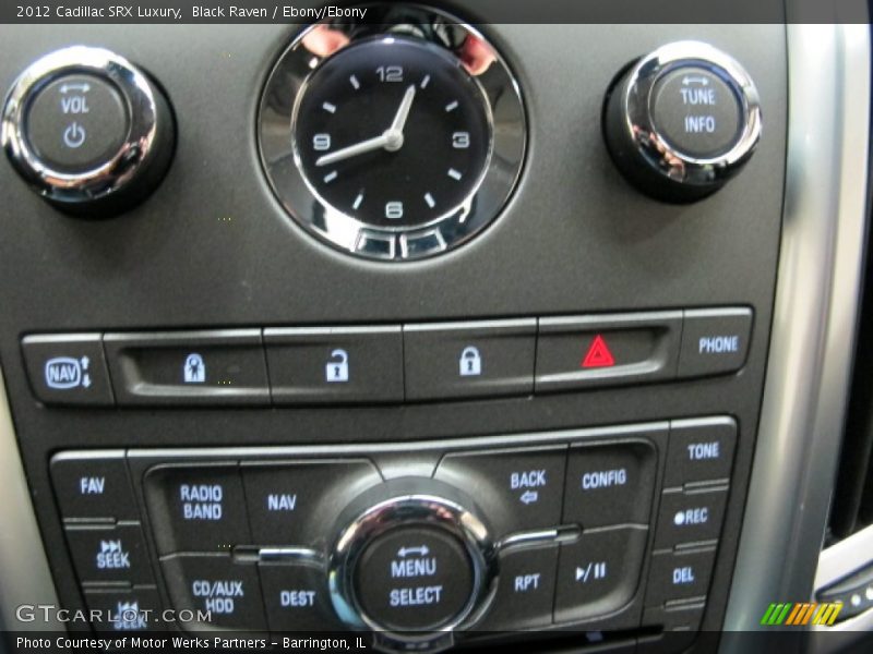 Black Raven / Ebony/Ebony 2012 Cadillac SRX Luxury