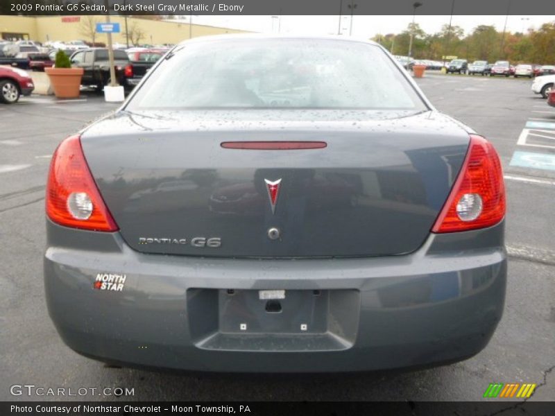 Dark Steel Gray Metallic / Ebony 2009 Pontiac G6 Sedan