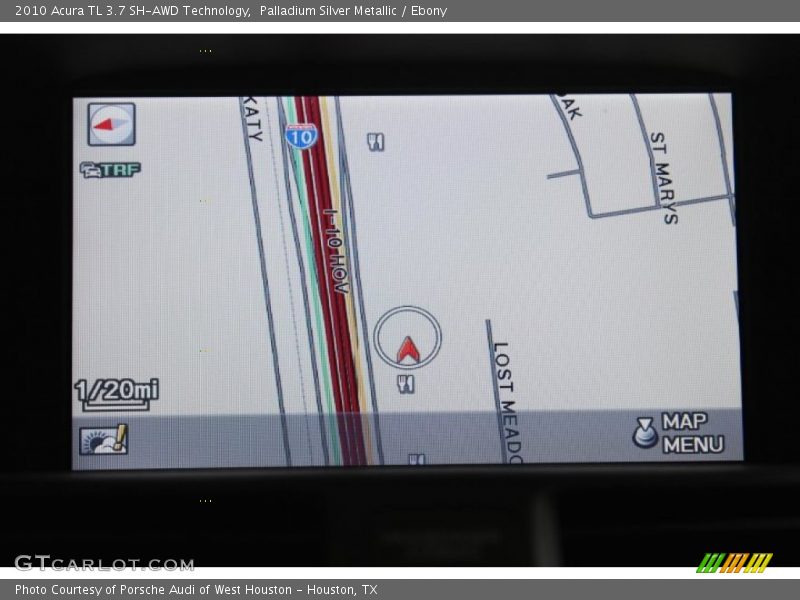 Palladium Silver Metallic / Ebony 2010 Acura TL 3.7 SH-AWD Technology