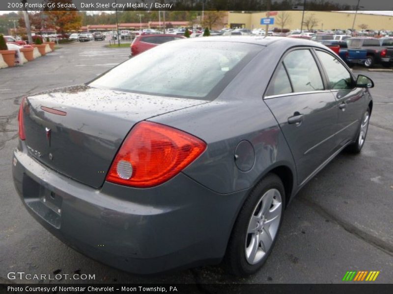 Dark Steel Gray Metallic / Ebony 2009 Pontiac G6 Sedan