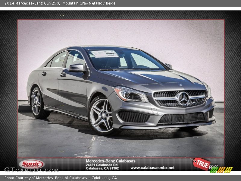 Mountain Gray Metallic / Beige 2014 Mercedes-Benz CLA 250