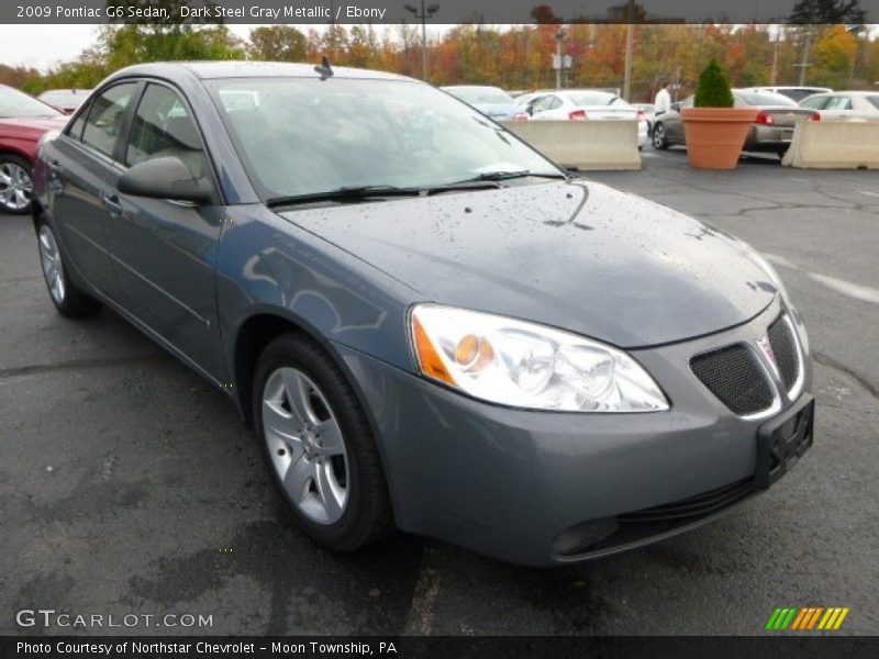 Dark Steel Gray Metallic / Ebony 2009 Pontiac G6 Sedan