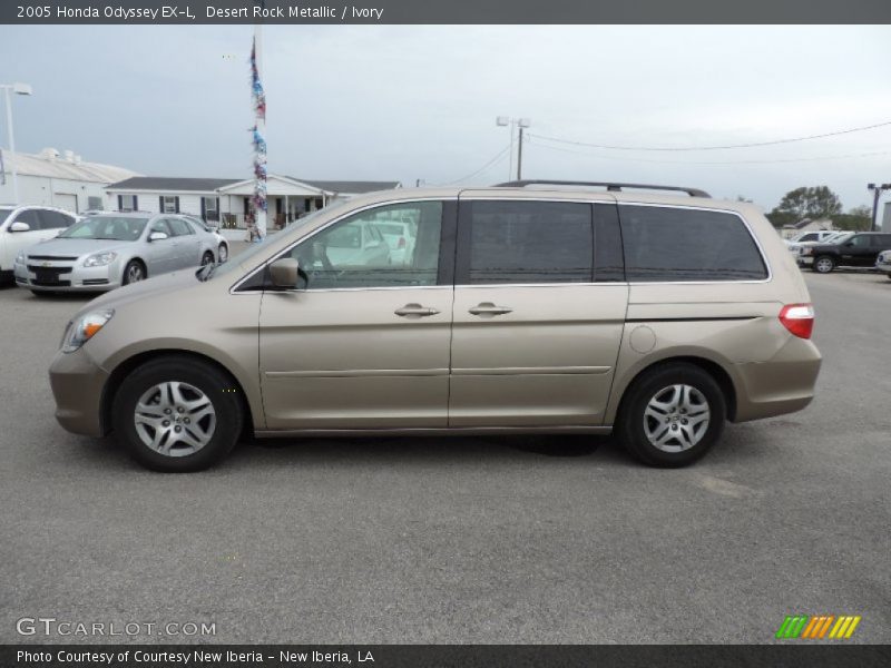 Desert Rock Metallic / Ivory 2005 Honda Odyssey EX-L