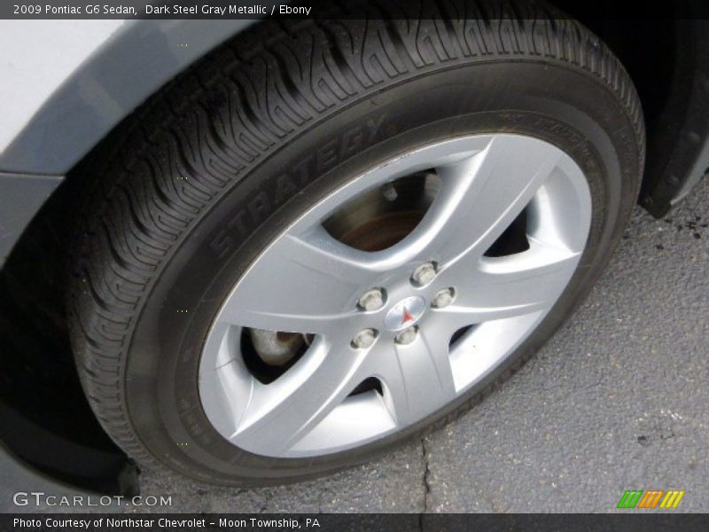 Dark Steel Gray Metallic / Ebony 2009 Pontiac G6 Sedan