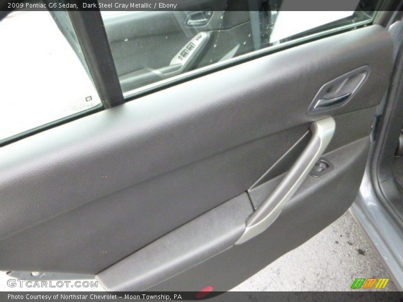 Dark Steel Gray Metallic / Ebony 2009 Pontiac G6 Sedan