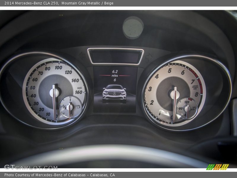 Mountain Gray Metallic / Beige 2014 Mercedes-Benz CLA 250