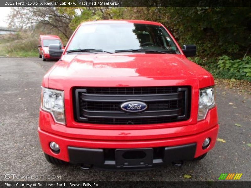 Race Red / Steel Gray 2013 Ford F150 STX Regular Cab 4x4