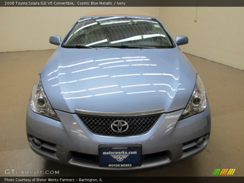 Cosmic Blue Metallic / Ivory 2008 Toyota Solara SLE V6 Convertible