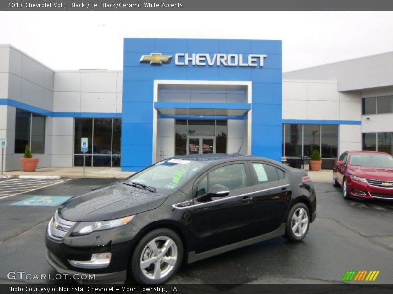 Black / Jet Black/Ceramic White Accents 2013 Chevrolet Volt