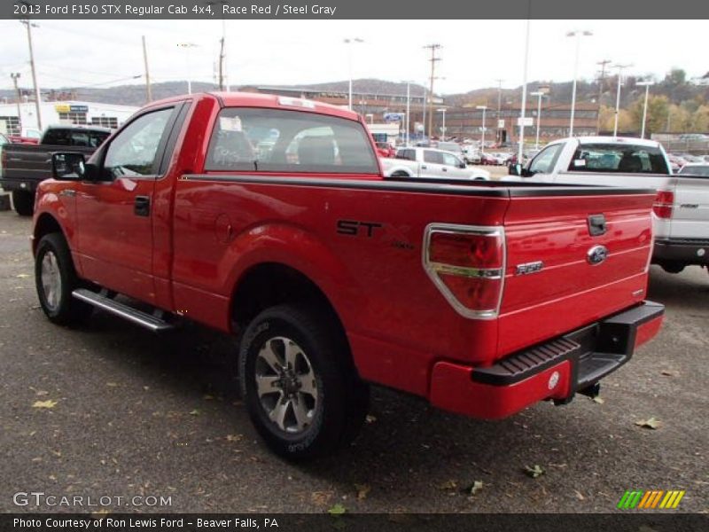 Race Red / Steel Gray 2013 Ford F150 STX Regular Cab 4x4