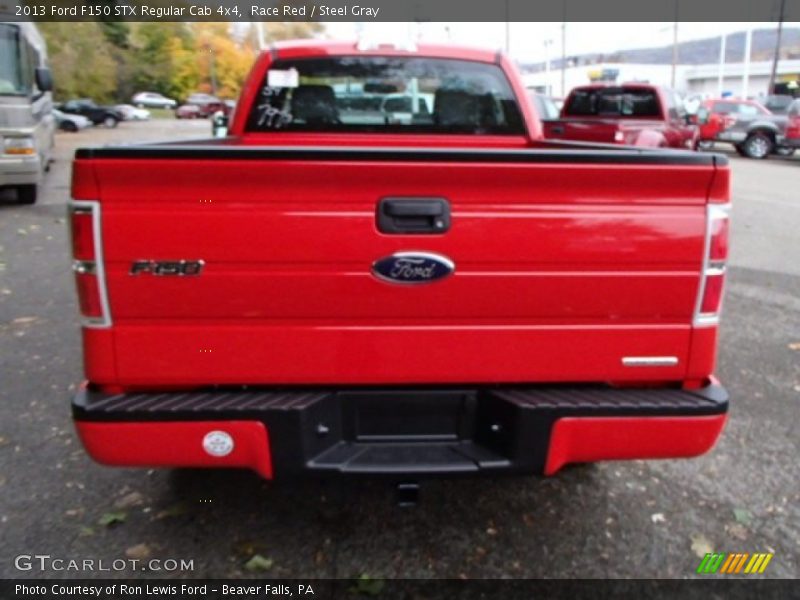 Race Red / Steel Gray 2013 Ford F150 STX Regular Cab 4x4