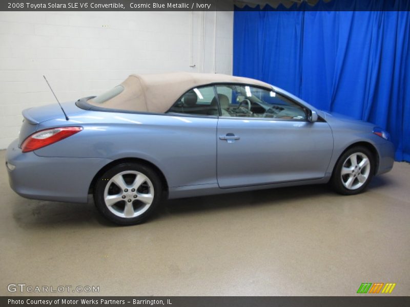 Cosmic Blue Metallic / Ivory 2008 Toyota Solara SLE V6 Convertible