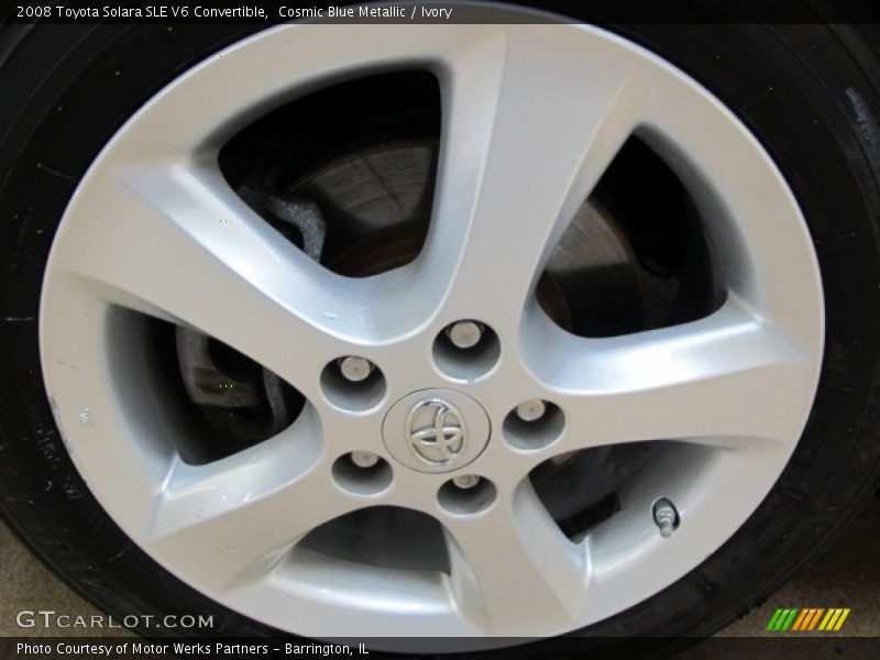 Cosmic Blue Metallic / Ivory 2008 Toyota Solara SLE V6 Convertible