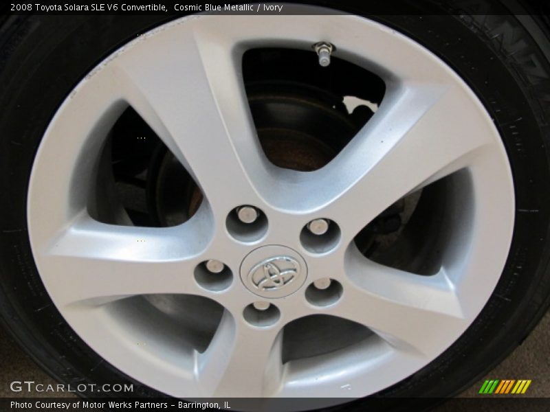 Cosmic Blue Metallic / Ivory 2008 Toyota Solara SLE V6 Convertible