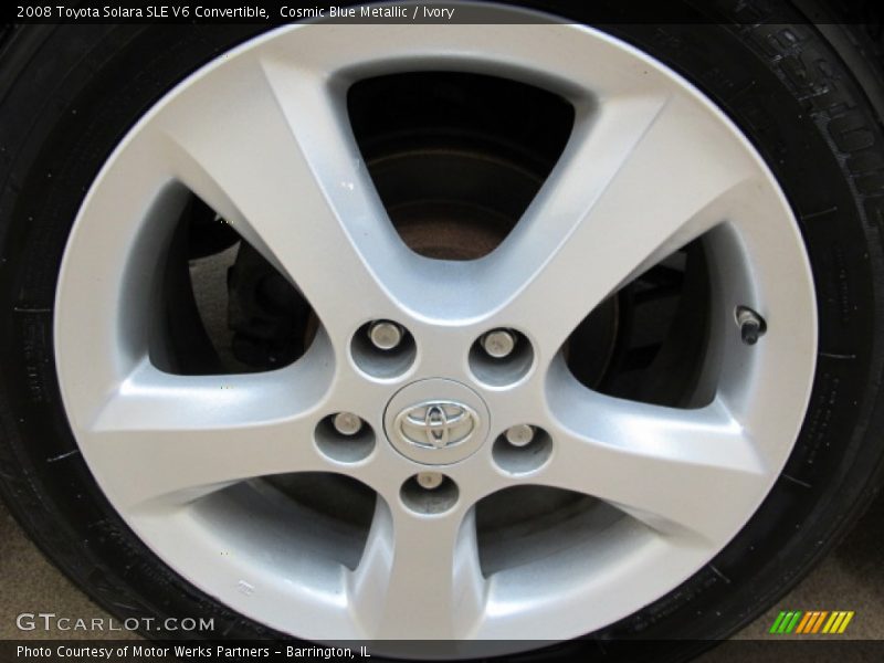 Cosmic Blue Metallic / Ivory 2008 Toyota Solara SLE V6 Convertible