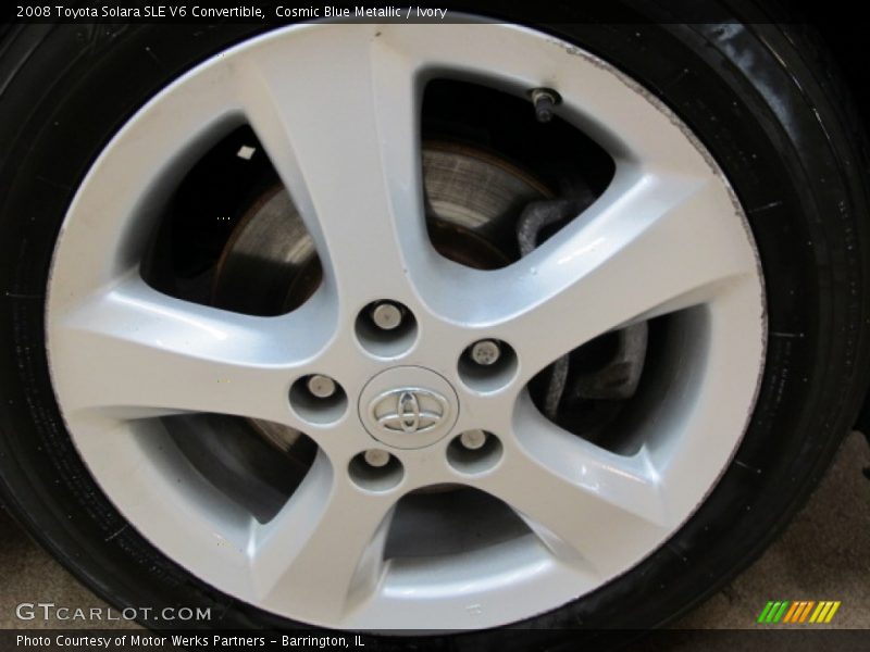 Cosmic Blue Metallic / Ivory 2008 Toyota Solara SLE V6 Convertible