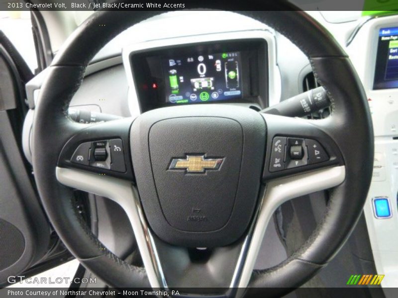 Black / Jet Black/Ceramic White Accents 2013 Chevrolet Volt