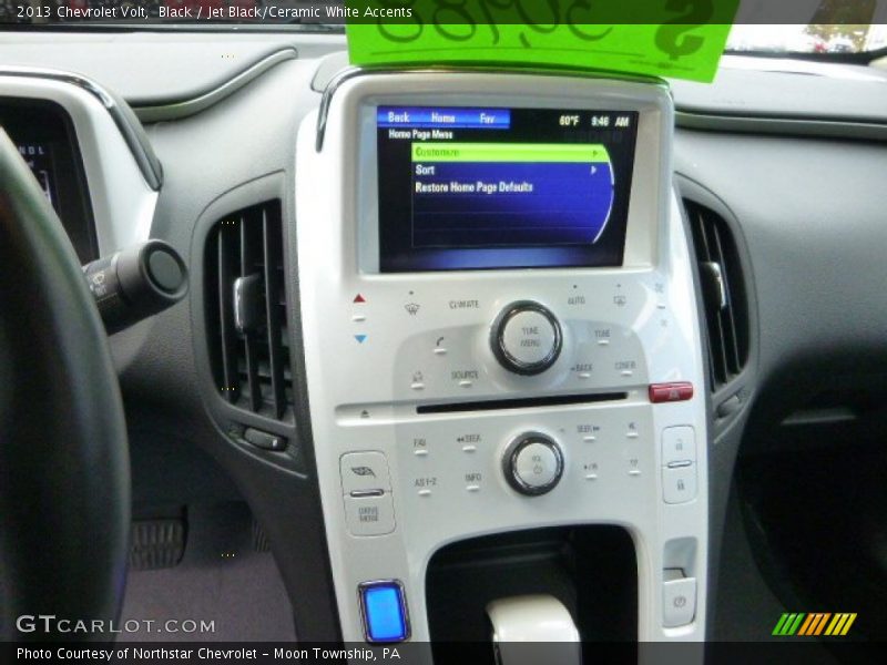 Black / Jet Black/Ceramic White Accents 2013 Chevrolet Volt