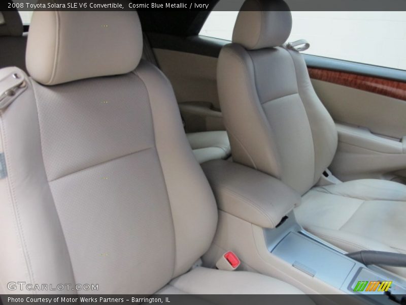 Cosmic Blue Metallic / Ivory 2008 Toyota Solara SLE V6 Convertible