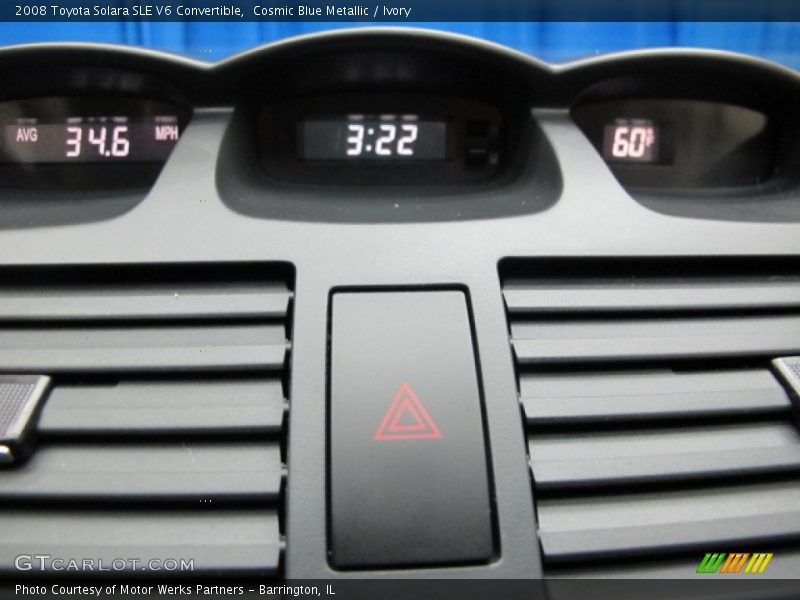 Cosmic Blue Metallic / Ivory 2008 Toyota Solara SLE V6 Convertible