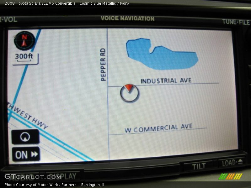 Cosmic Blue Metallic / Ivory 2008 Toyota Solara SLE V6 Convertible