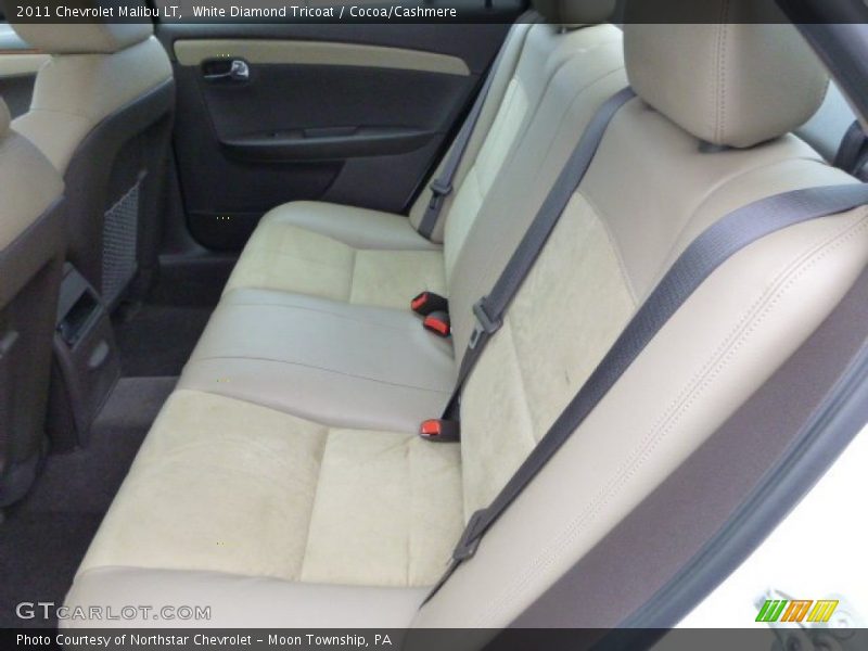 White Diamond Tricoat / Cocoa/Cashmere 2011 Chevrolet Malibu LT