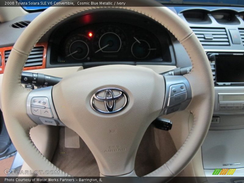 Cosmic Blue Metallic / Ivory 2008 Toyota Solara SLE V6 Convertible