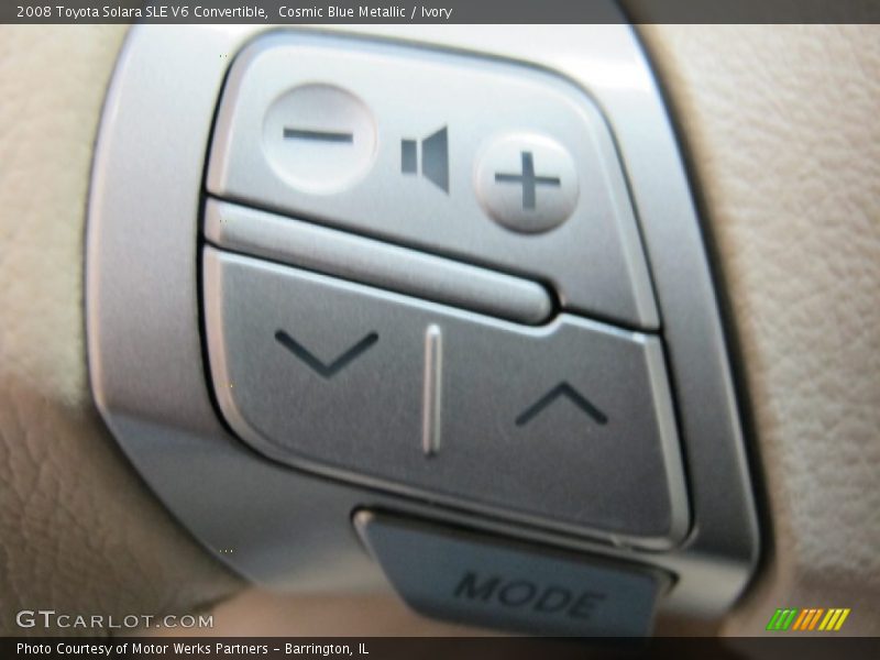 Cosmic Blue Metallic / Ivory 2008 Toyota Solara SLE V6 Convertible