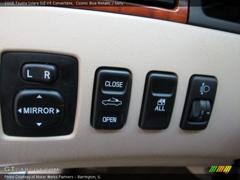 Cosmic Blue Metallic / Ivory 2008 Toyota Solara SLE V6 Convertible