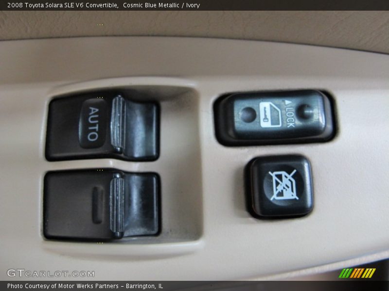 Cosmic Blue Metallic / Ivory 2008 Toyota Solara SLE V6 Convertible