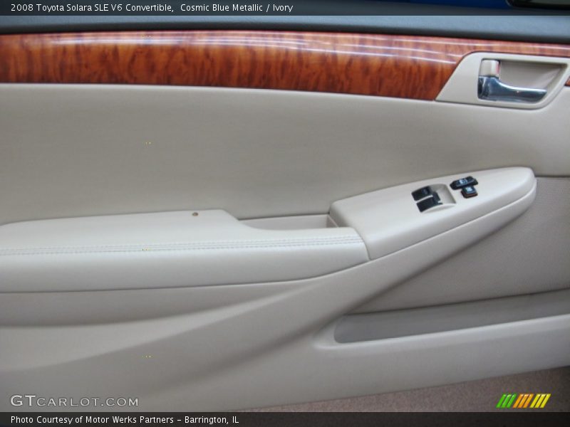 Cosmic Blue Metallic / Ivory 2008 Toyota Solara SLE V6 Convertible