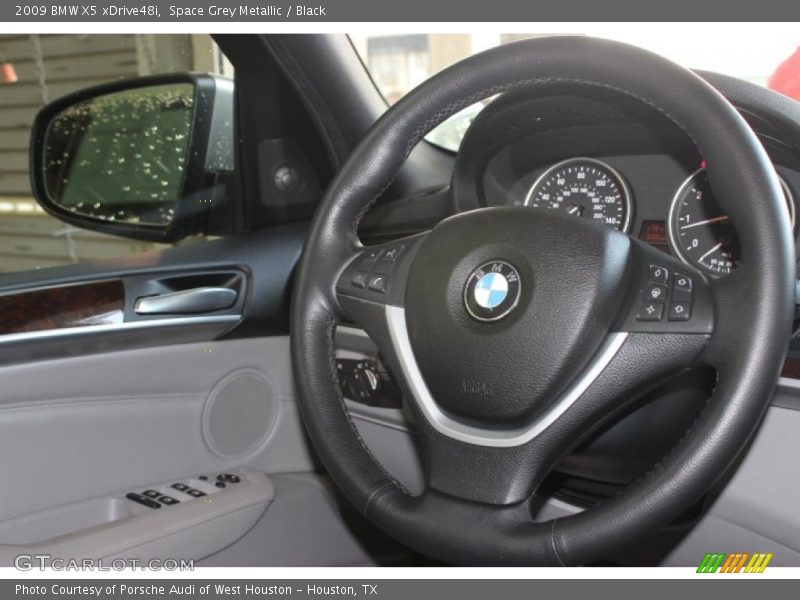 Space Grey Metallic / Black 2009 BMW X5 xDrive48i