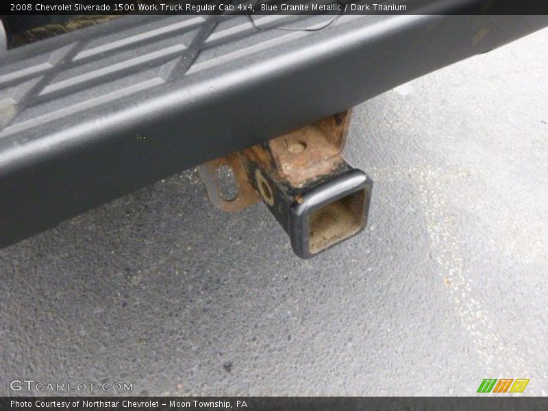 Blue Granite Metallic / Dark Titanium 2008 Chevrolet Silverado 1500 Work Truck Regular Cab 4x4