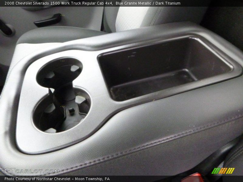 Blue Granite Metallic / Dark Titanium 2008 Chevrolet Silverado 1500 Work Truck Regular Cab 4x4
