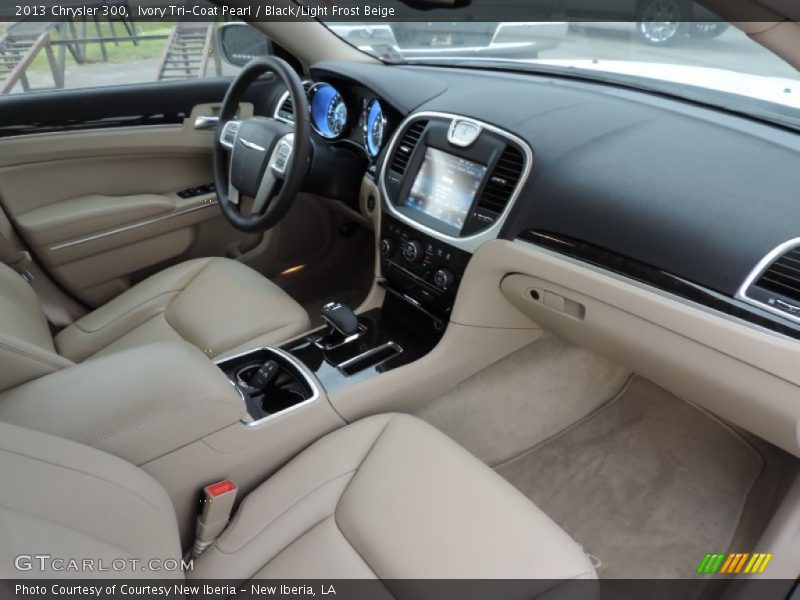 Ivory Tri-Coat Pearl / Black/Light Frost Beige 2013 Chrysler 300