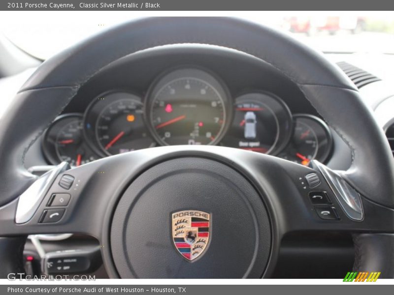 Classic Silver Metallic / Black 2011 Porsche Cayenne