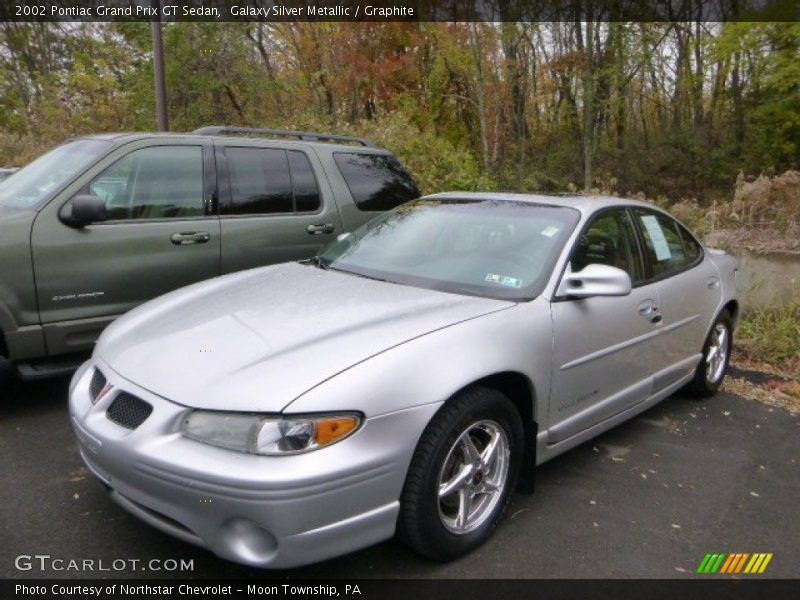 Galaxy Silver Metallic / Graphite 2002 Pontiac Grand Prix GT Sedan