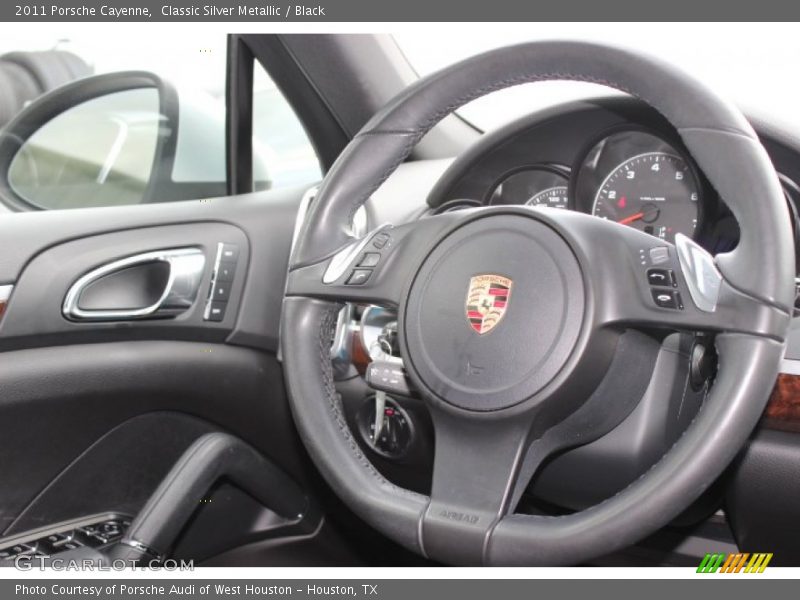 Classic Silver Metallic / Black 2011 Porsche Cayenne