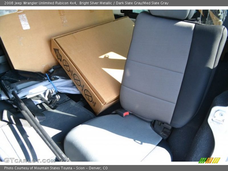 Bright Silver Metallic / Dark Slate Gray/Med Slate Gray 2008 Jeep Wrangler Unlimited Rubicon 4x4