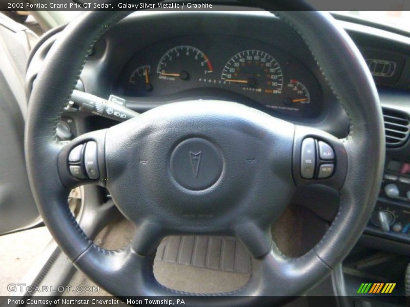 Galaxy Silver Metallic / Graphite 2002 Pontiac Grand Prix GT Sedan