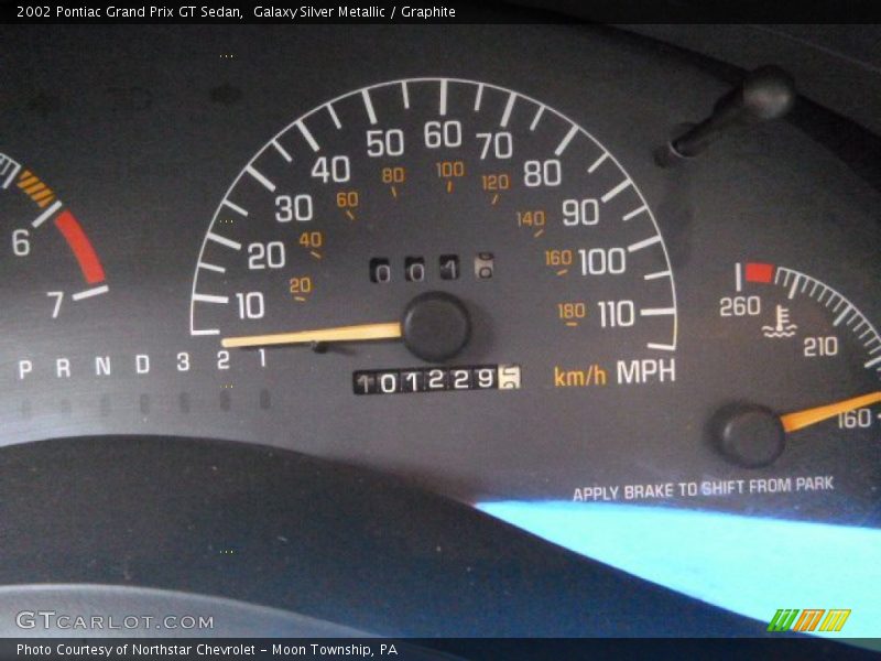 Galaxy Silver Metallic / Graphite 2002 Pontiac Grand Prix GT Sedan