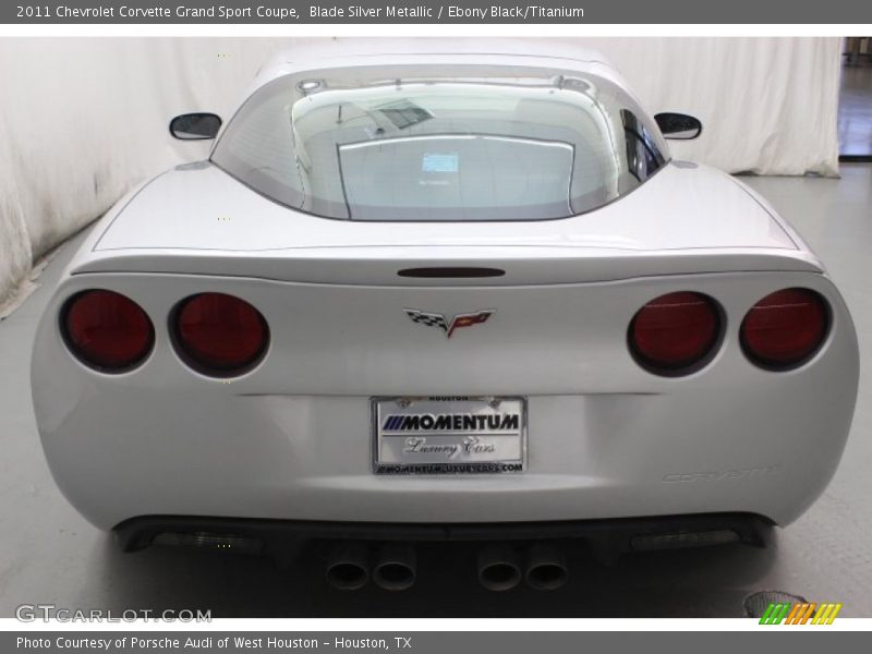 Blade Silver Metallic / Ebony Black/Titanium 2011 Chevrolet Corvette Grand Sport Coupe