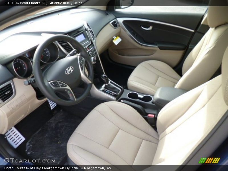 Beige Interior - 2013 Elantra GT 