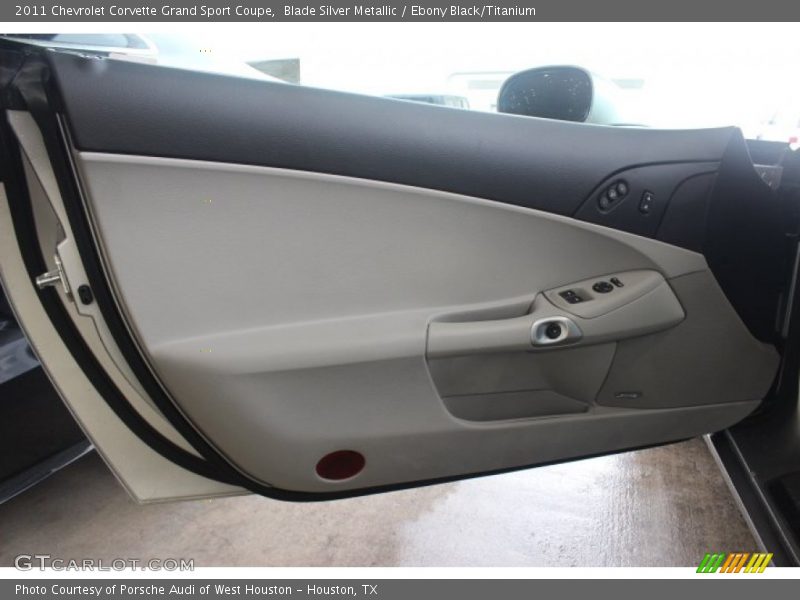 Blade Silver Metallic / Ebony Black/Titanium 2011 Chevrolet Corvette Grand Sport Coupe