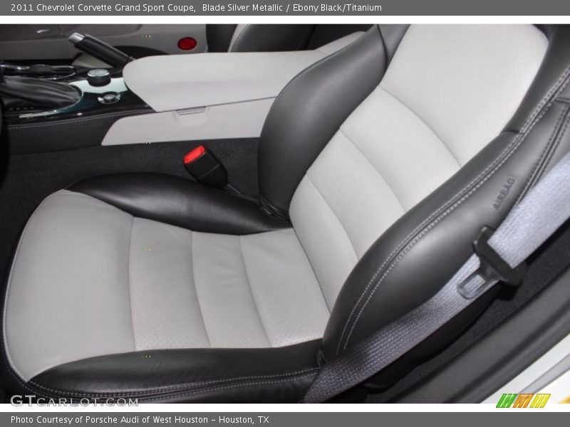 Blade Silver Metallic / Ebony Black/Titanium 2011 Chevrolet Corvette Grand Sport Coupe
