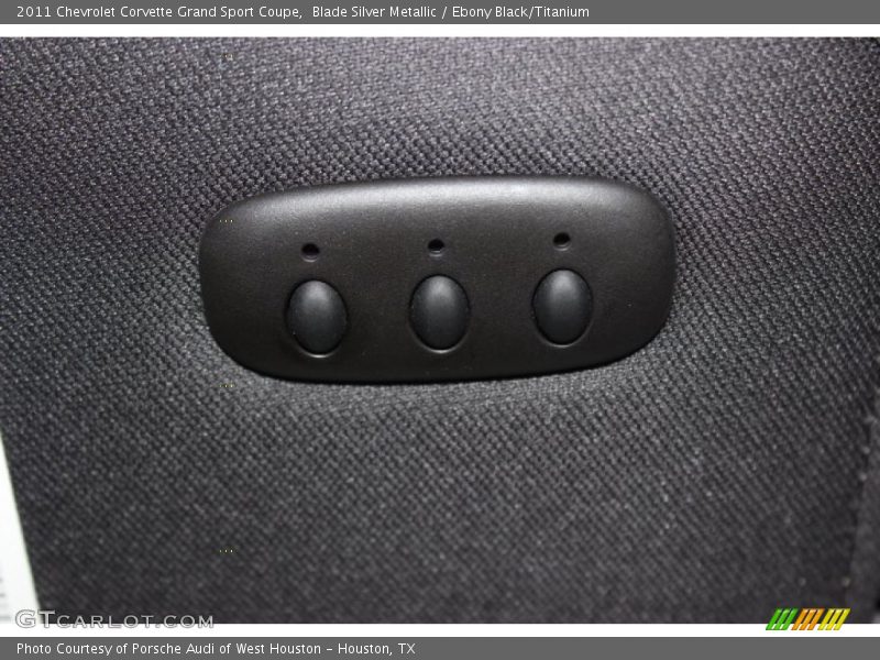 Blade Silver Metallic / Ebony Black/Titanium 2011 Chevrolet Corvette Grand Sport Coupe