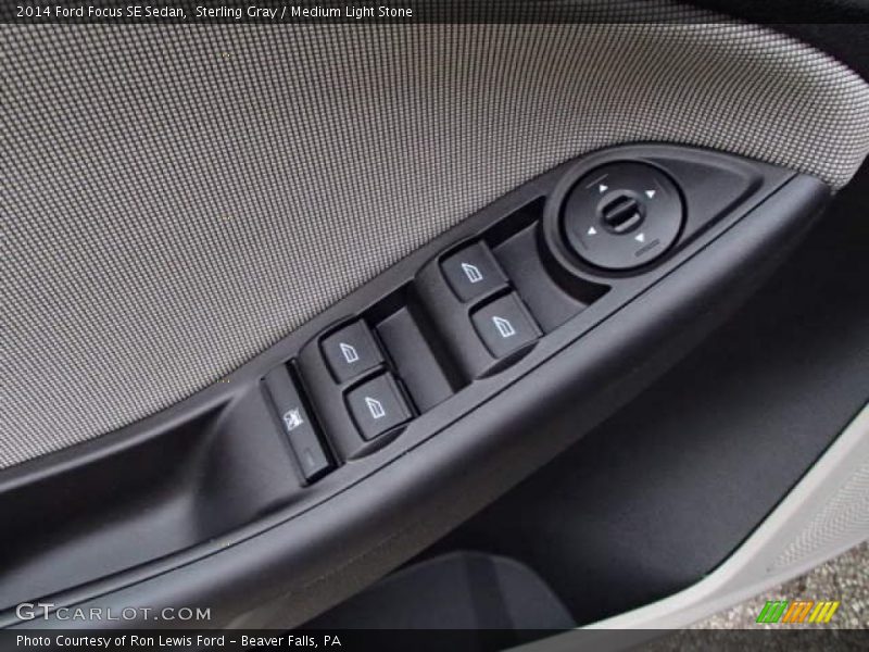 Sterling Gray / Medium Light Stone 2014 Ford Focus SE Sedan